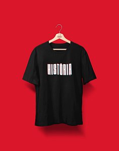 Camiseta Universitária - Coleção 3D - História - Basic