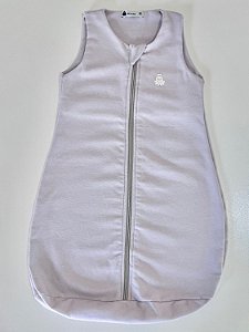 Saco de Dormir Bebê Flanela Cinza