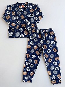 Conjunto Soft Infantil Ursos Marinho