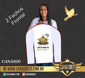 Capa de Gaiola 2 Fechos Frontal - Canário