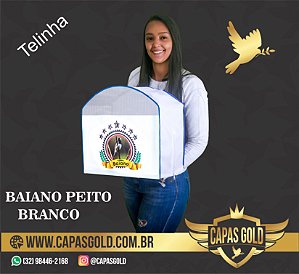 Capa de Gaiola Telinha - Coleiro Baiano Peito Branco