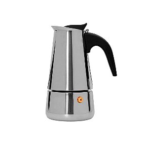 Cafeteira Italiana Inox 6 Xícaras De Café Expresso De Fogão