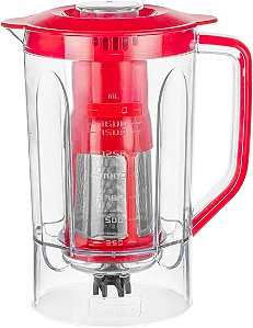 Copo De Liquidificador Mondial Turbo L900w Vermelho