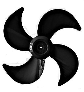 Hélice 4 Pás Ventilador Mondial Maxi Power 40cm V-78-4p Preto