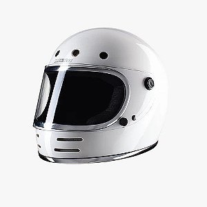 Capacete Lucca Magno V2 Glossy White