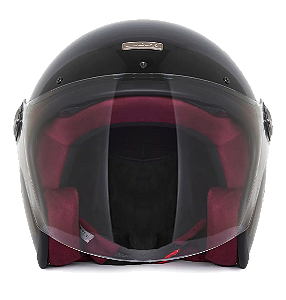 Capacete Lucca Galaxy Glossy Black