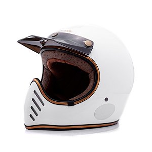 Capacete Lucca Magno-X Glossy Pearl White