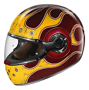 Capacete SMK Retro Fire Wine (GL347)