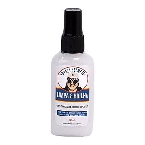 Limpa E Brilha Para Capacete E Viseira Remove Sujeira