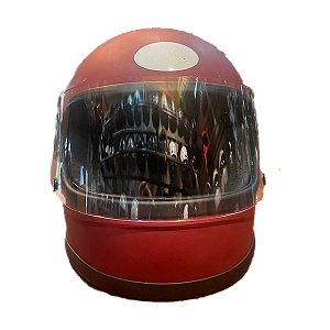 Capacete Lucca Magno V Vintage Matt Burgundy