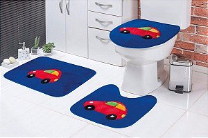 Jogo de Banheiro Infantil Carro 3 peças Jogo de Banheiro Infantil Carro 3 peças