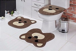 Jogo de Banheiro Infantil Urso Jogo de Banheiro Infantil Urso