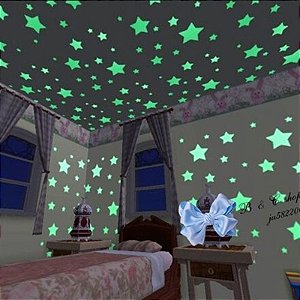 100 Estrelinhas Decorativas Para o Quarto de Criança