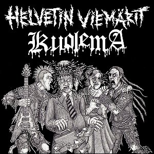 Helvetin Viemärit & Kuolema split 7"EP