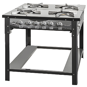 Fogão Titanyum Esmaltado Industrial 4 Bocas - LAYR