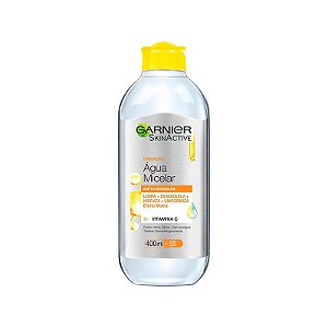 Água Micelar Garnier SkinActive Antioleosidade Vitamina C Oil Free com 400ml