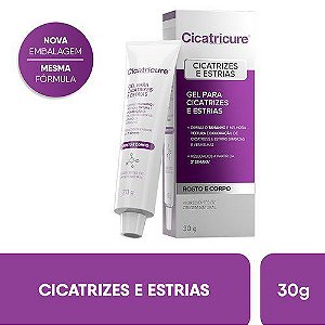 Cicatricure Gel Para Cicatrizes e Estrias 30g