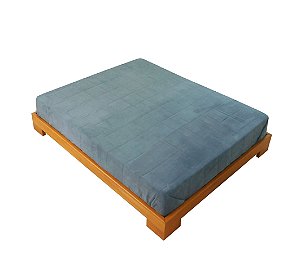 Cama Japonesa Modelo Saitama Madeira Maciça Super King Natural