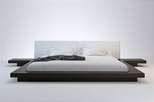 Cama Japonesa com Cabeceira Modelo Tóquio Queen, Móvel Tutto Legno Usado  69657132