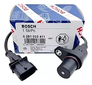 Sensor De Rotação  FORD CARGO 1317 1517 1717 2005 1722 2422 2428 262 2628 2006 815E ELETRONIC F250 0420 13170 022004 13180 062005 15170 15180E AGRALE VOLKSWAGEN IVECO SCANIA MERCEDES BENZ 15.0 CONSTELLATION 8.150 EOD 15.190 TECTOR ATTACK WORKER 0281002411