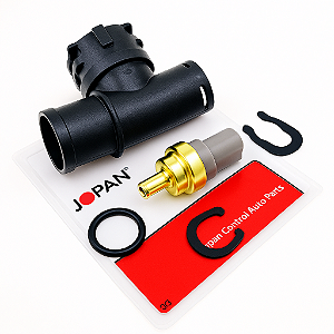 Flange Conexão Radiador com Sensor Temperatura Audi A1 A3 Q3 TT / VW Golf Passat 2010 a 2020