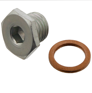 Parafuso Bujão do Cárter Com anel de vedação BMW 1 3 5 7 8 X1 X5 Z4 e Range Rover 4.4 2000 a 2015