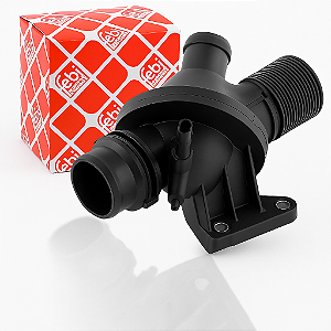Válvula Termostática com Carcaça BMW Série 1 F20 / Série 2 F22 / Série 3 F30 / Série 4 F32 / Série 5 F10 / X1 E84 / X3 F25 / X4 F26 / X5 F15 / Z4 E89 Motores 1.6 1.8 2.0 16V Turbo 2009 a 2019 - VALVULA TERMOSTATICA BMW F20/ F30