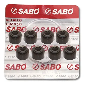 Kit com 8 Retentores das Hastes de Válvulas Chevrolet Chevette, Chevy 500, Marajó, Monza 1.0 / 1.4 / 1.6 8V 1974 a 1993