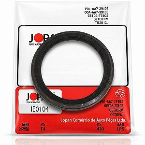 Retentor traseiro do virabrequim para motores diesel Isuzu das famílias 4HF1, 4HG1, 4HE1, 4HK1 e 6HK1