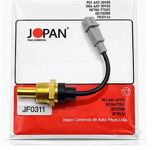 Sensor de Temperatura Do Óleo do Motor para Hyundai Elantra (2000–2006, 2008–2012), Hyundai Tiburon / Coupé (2001–2008), Hyundai Tucson (2004–2009), Hyundai Accent (2009–2010), Kia Sportage (2006–2010), Kia Spectra / Spectra SX (2007–2009) e Kia Soul (200