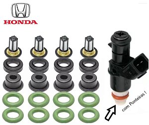 Kit Reparo Bico Injetor  Crv 2.0 2008 - 2012 Civic 1.8 Civic 2.0 New Civic 2.0 Fit 1.4 Fit 1.5 New Fit 1.4 2010 - 2014 New Fit 1.5 2010 - 2014