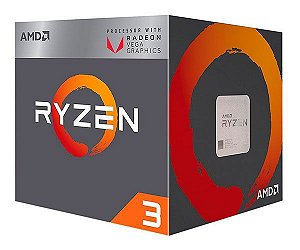 Processador AMD Ryzen 3 2200G Quatro Núcleos Cache 6MB 3.5GHZ AM4