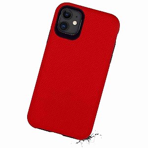 Double Case para iPhone 11 Vermelha - Capa Antichoque Dupla