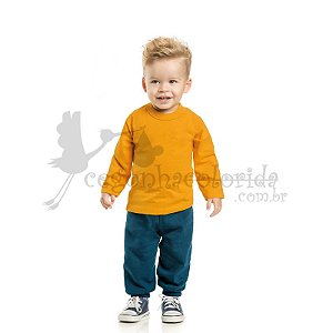 Calça Bebê-Infantil Menino em Moletom Felpado