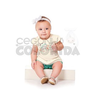 Conjunto Curto Bebê Menina Little Bird Kiko Baby