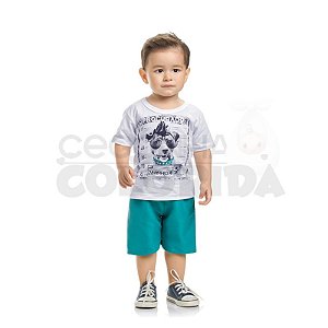 Conjunto Curto Infantil Menino Dog Procurado