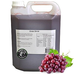 Xarope Frutose sabor UVA - 2,5 Kg - Para Bubble Tea