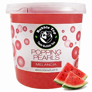 Bubble Tea Pears -Sabor MELANCIA pote 3,4kg - Boba, Pobá , Chá de bolhas saborosas