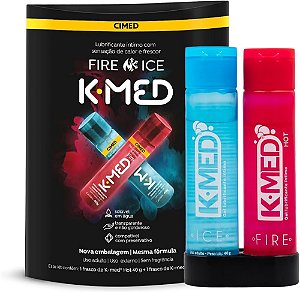 K-Med Fire & Ice Gel Lubrificante Íntimo 40g cada