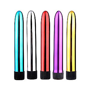 Vibrador Personal 17 cm Liso - Penetração Vaginal, Anal e Estimulador de clitóris