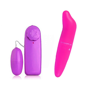 Kit - Vibrador Bullet + Vibrador Ponto G