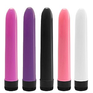 Vibrador Personal 13 cm Liso para Penetração Vaginal e Anal