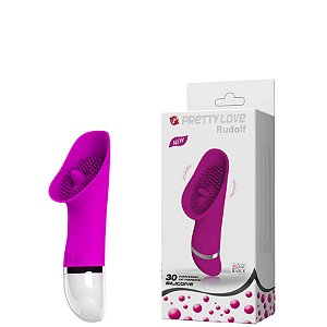 Língua Vibratória - Estimulador  Feminino com Saliências  – PRETTY LOVE RUDOLF