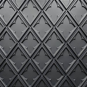 PLACA 3D POLIESTIRENO - VENETO PRETO