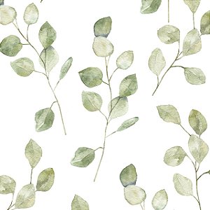 PAPEL DE PAREDE ADESIVO - FOLHA VERDE - 0,48X3,00