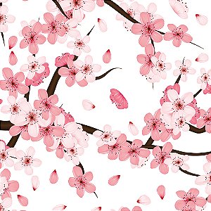 PAPEL DE PAREDE ADESIVO - FOLHA ROSA - 0,48X3,00