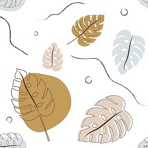 PAPEL DE PAREDE ADESIVO - COSTELA DE ADÃO - 0,48X3,00