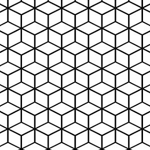 PAPEL DE PAREDE ADESIVO - GEOMÉTRICO - 3D - 0,48X3,00