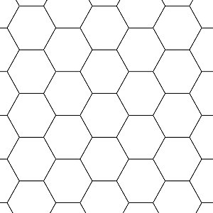 PAPEL DE PAREDE ADESIVO - GEOMÉTRICO - HEXAGONAL - 0,48X3,00