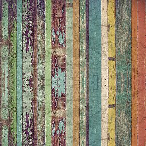 PAPEL DE PAREDE ADESIVO - MADEIRA - COLOR  -  0,48X3,00
